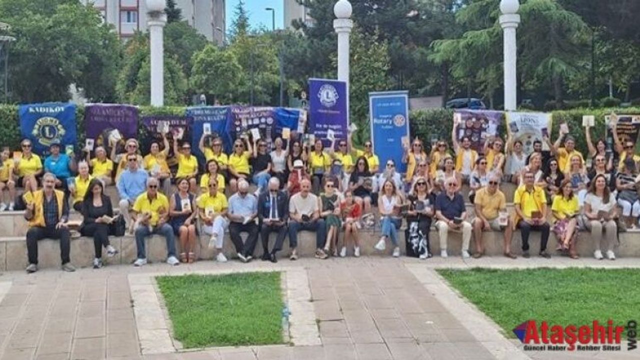 Ataşehir’de “Kitabını Al Parka Gel” Açık Hava Kitap Okuma Şenliği düzenlendi