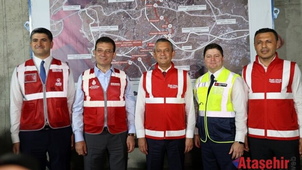 CHP Genel Başkanı Özgür Özel, Ataşehir’deki Metro Çalışmalarını İnceledi