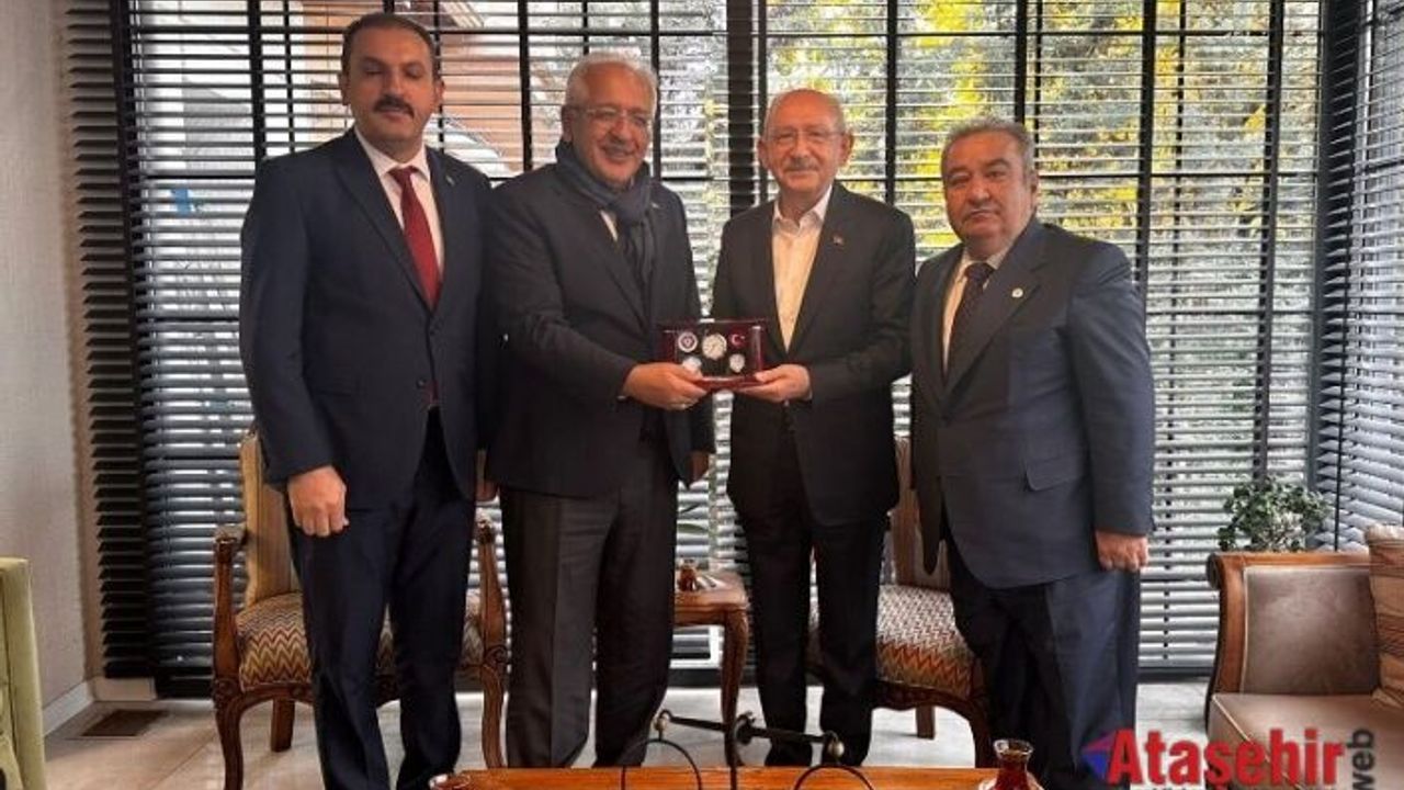 Çankırı Konfederasyonu CHP Eski Genel Başkanı Kemal Kılıçdaroğlu’nu ziyaret etti