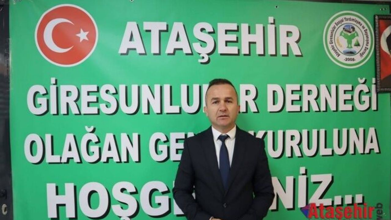 ATAŞEHİR GİRESUNLULAR DERNEĞİNDE FATİH YELEKOĞLU DÖNEMİ