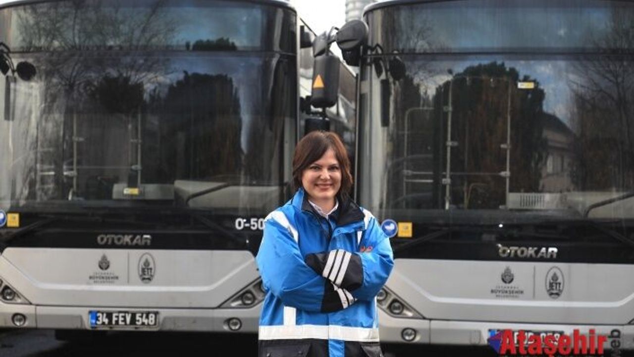 İETT’DE İLK KADIN METROBÜS DENETİM AMİRİ GÖREVE BAŞLADI