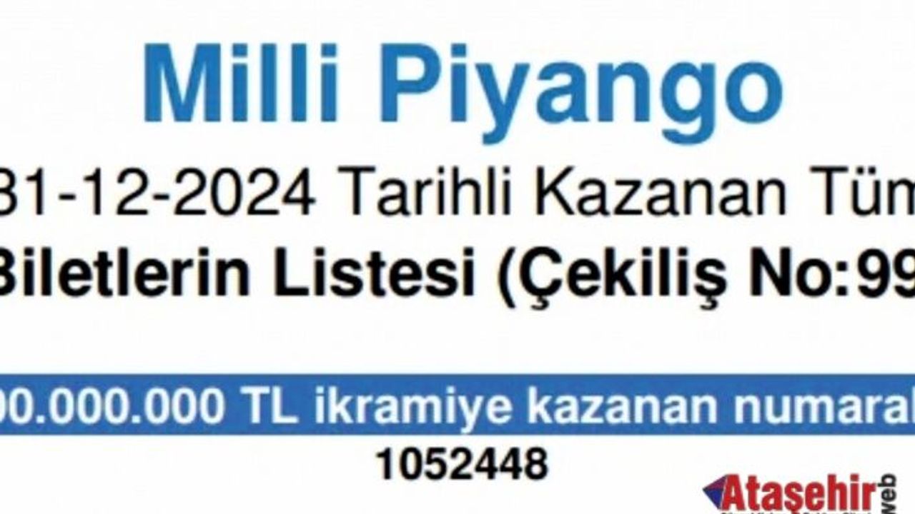 600 milyon TL’lik büyük ikramiyenin tamamı dağıtıldı 