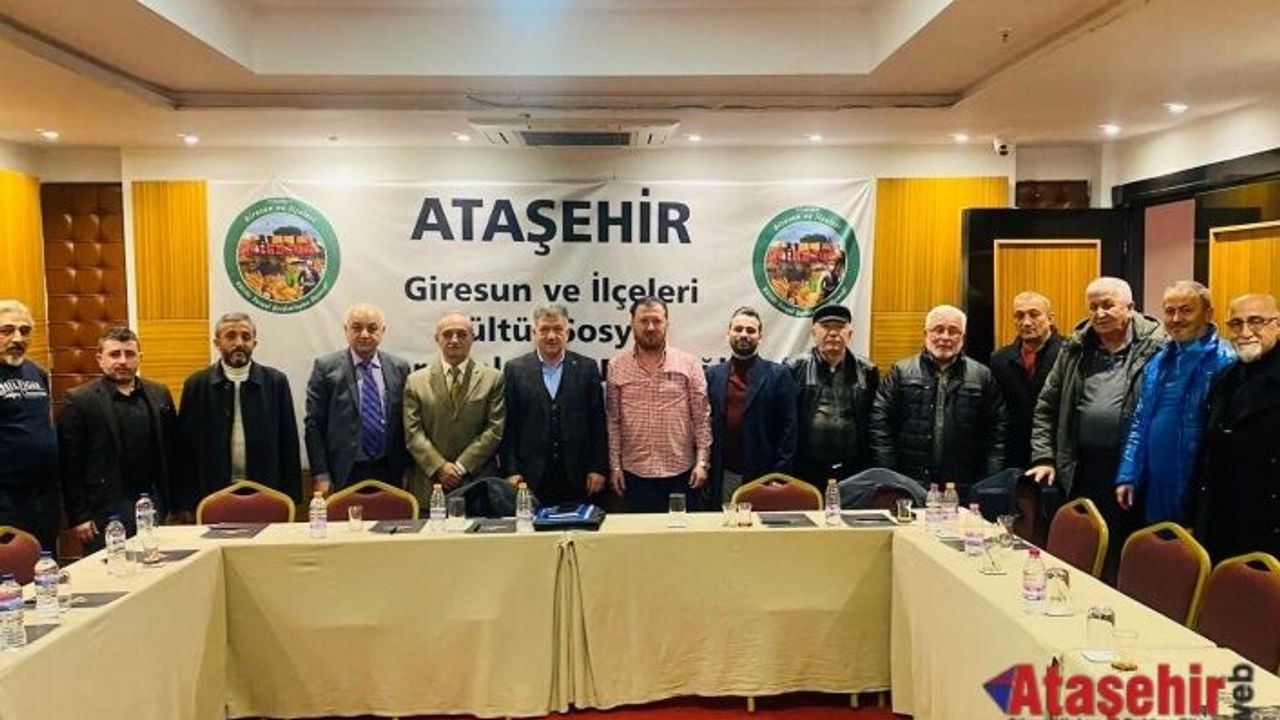 Ataşehir'de Giresun ve İlçeleri Kültür Dayanışma Derneği kuruldu