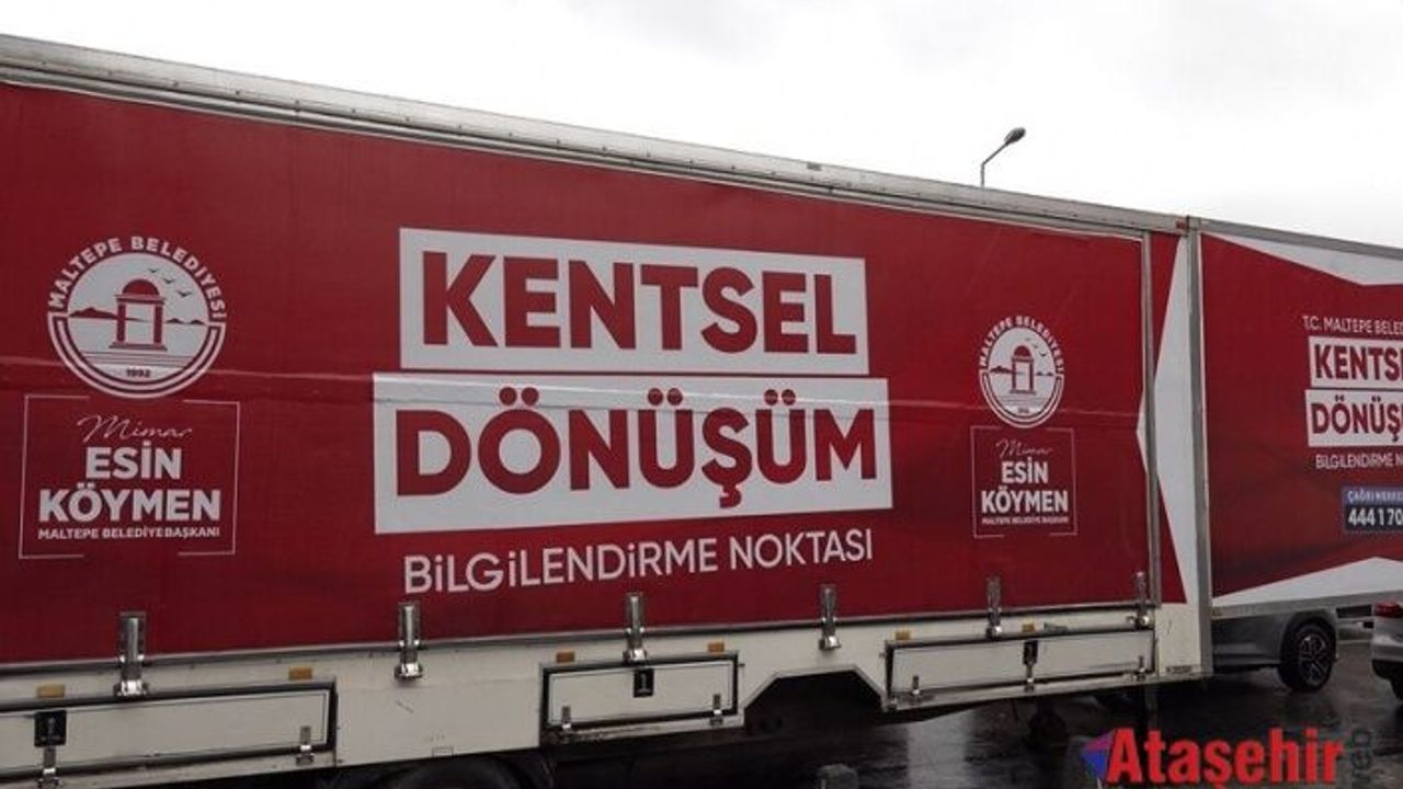 Maltepe Belediyesi kentsel dönüşüm bilgilendirme noktaları kurdu