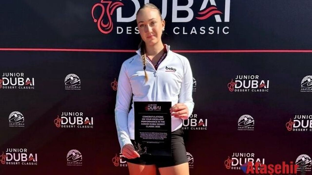 Milli golfçü Deniz Sapmaz, Dubai'de şampiyon oldu