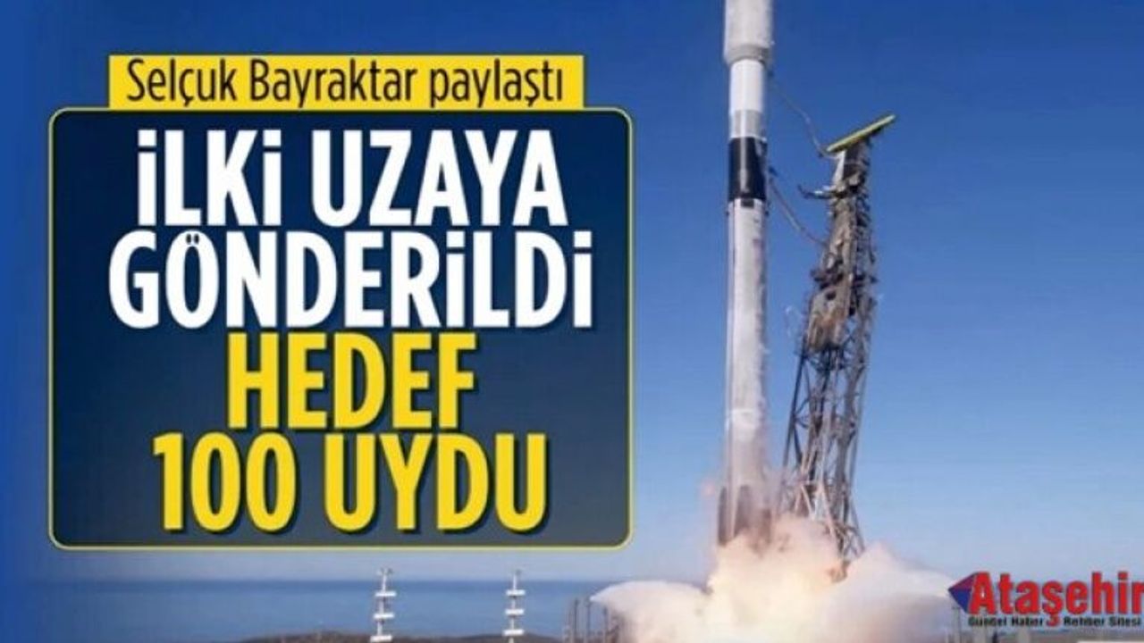 Selçuk Bayraktar FGN-100-d1 uydusunu uzaya gönderdi.