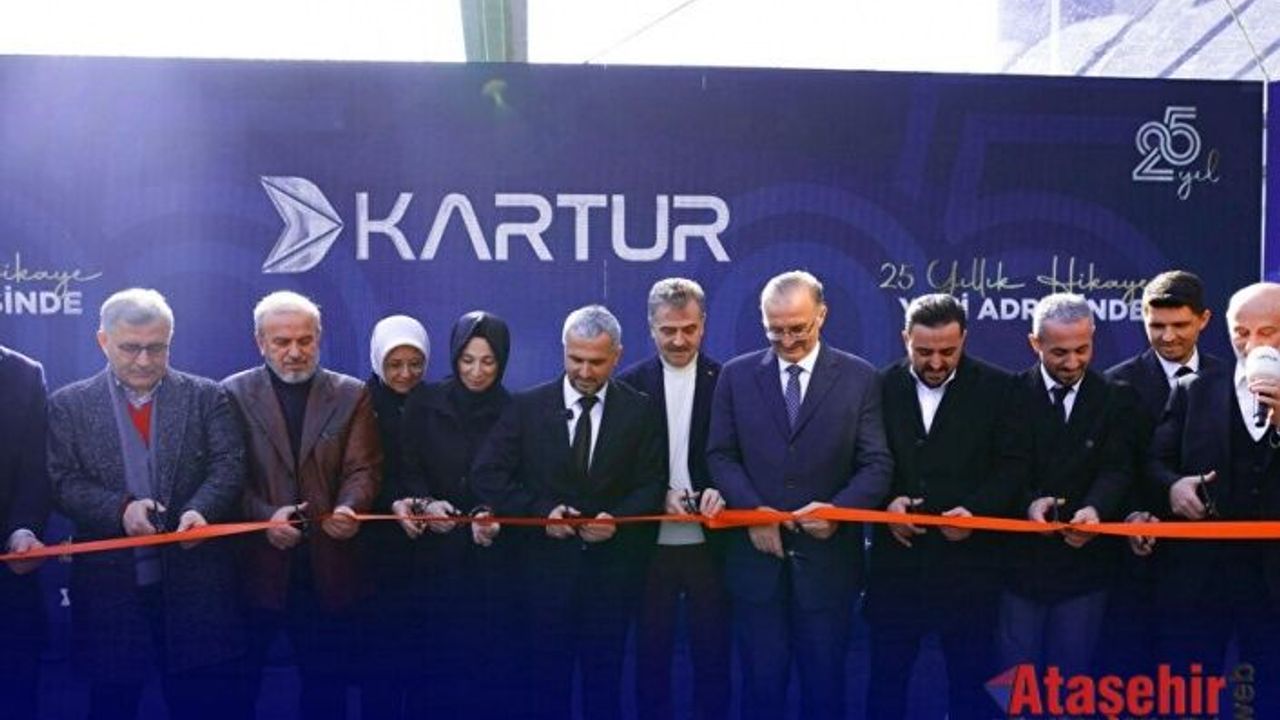 Kartur Grup yeni genel merkezini Ataşehir’de açılışı yapıldı.