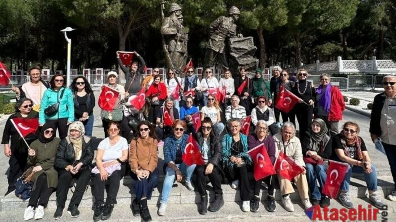 ATAŞEHİRLİ KURSİYERLER ÇANAKKALE ŞEHİTLİĞİ’Nİ ZİYARET ETTİ