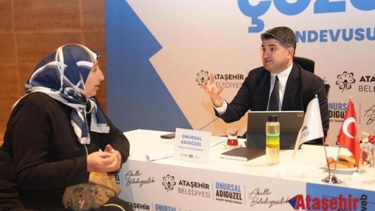 ATAŞEHİR'DE RANDEVUSUZ HALK BULUŞMALARININ ÜÇÜNCÜSÜ GERÇEKLEŞTİ