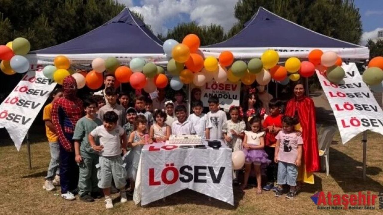 LÖSEV'in kahraman çocukları karne sevinci yaşadı