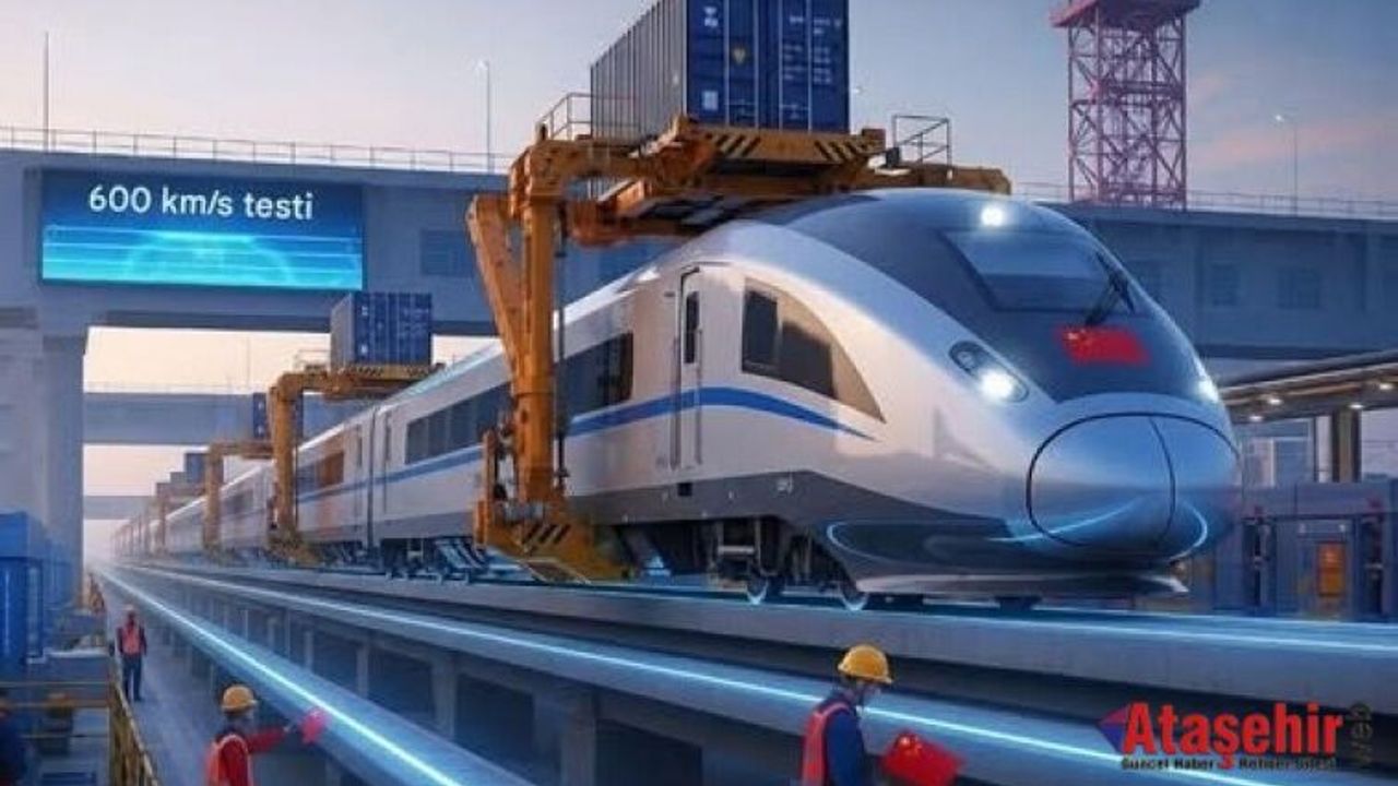 Çin, 600 km/s Hıza Ulaşan Maglev Kargo Treni Sistemini Tanıttı