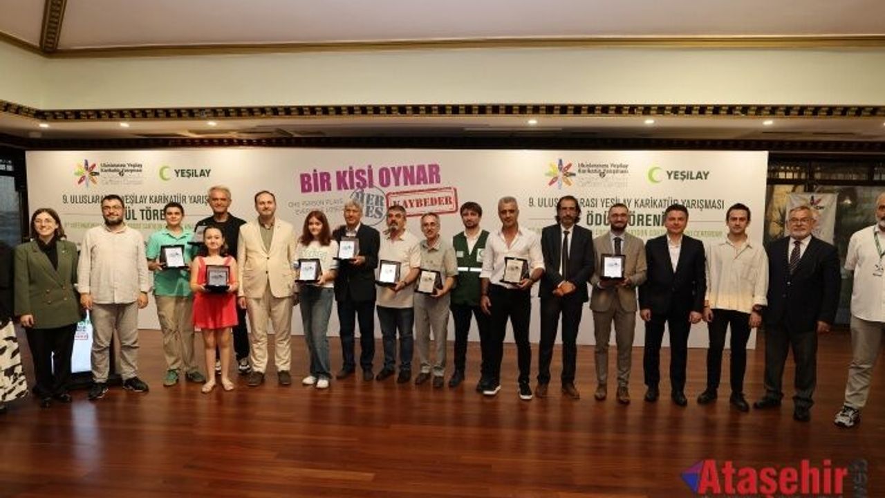 YEŞİLAY’IN 9. ULUSLARARASI KARİKATÜR YARIŞMASI’NDA  ÖDÜLLER SAHİPLERİNİ BULDU