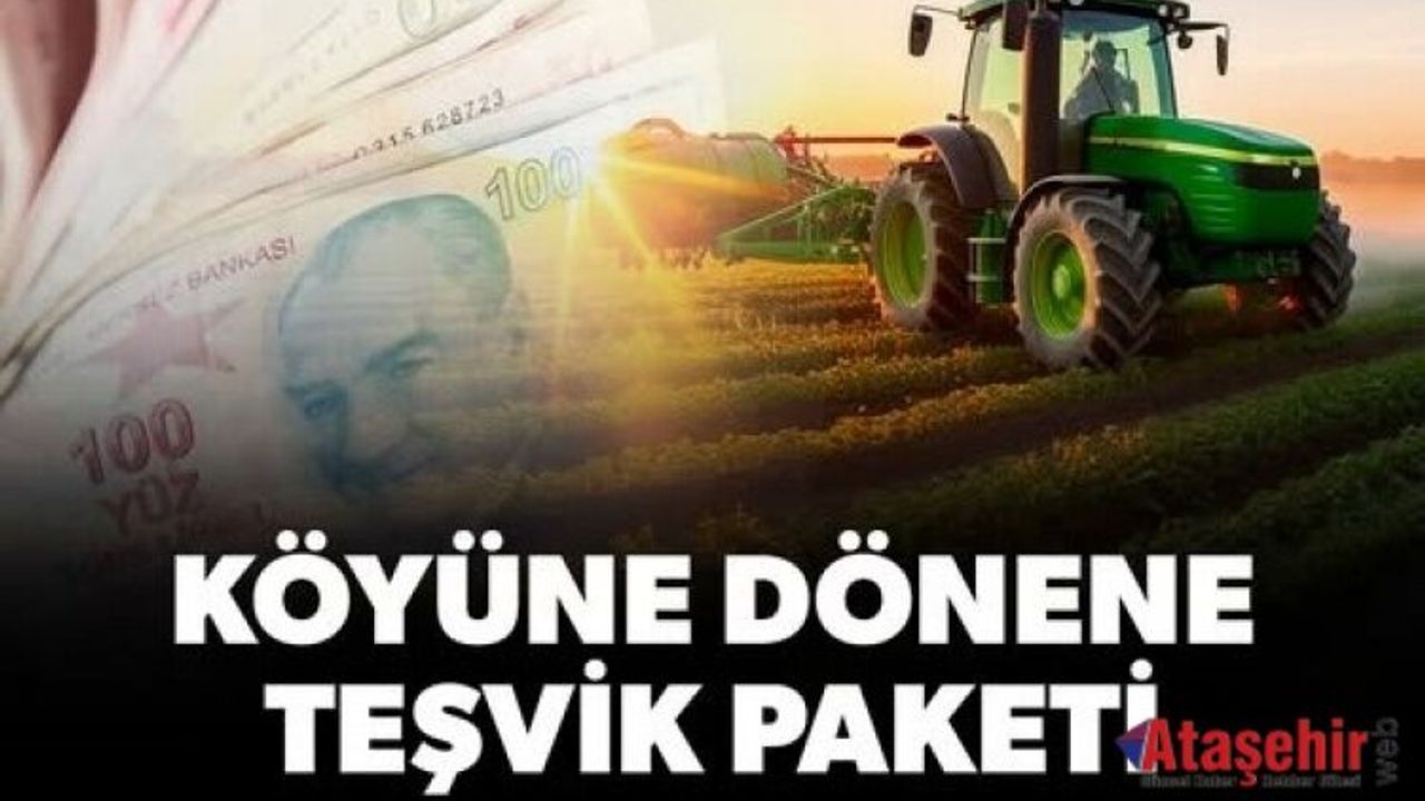 Köye Dönene Arazi, Ev ve Kredi Paketi Geliyor