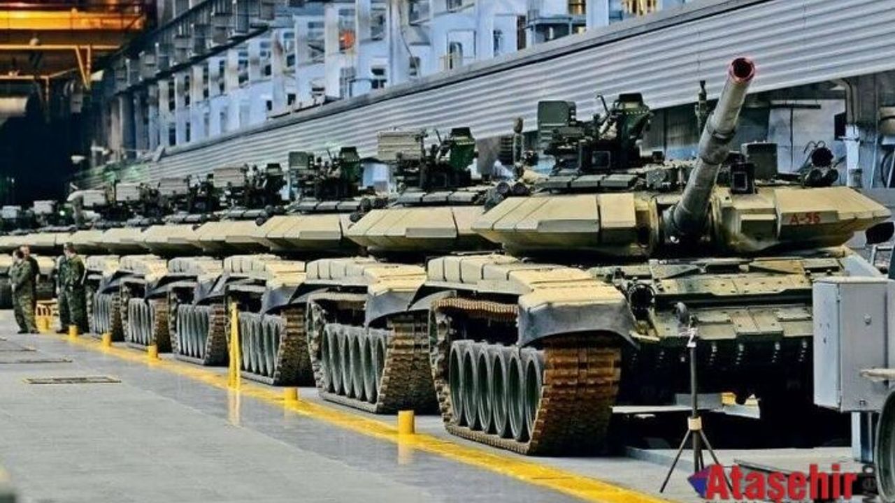 Rusya, Ayda 100 Tank Üretim Kapasitesine Ulaştı