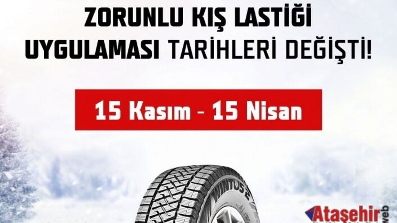 Zorunlu Kış Lastiği Uygulamasında Yeni Dönem Başladı!