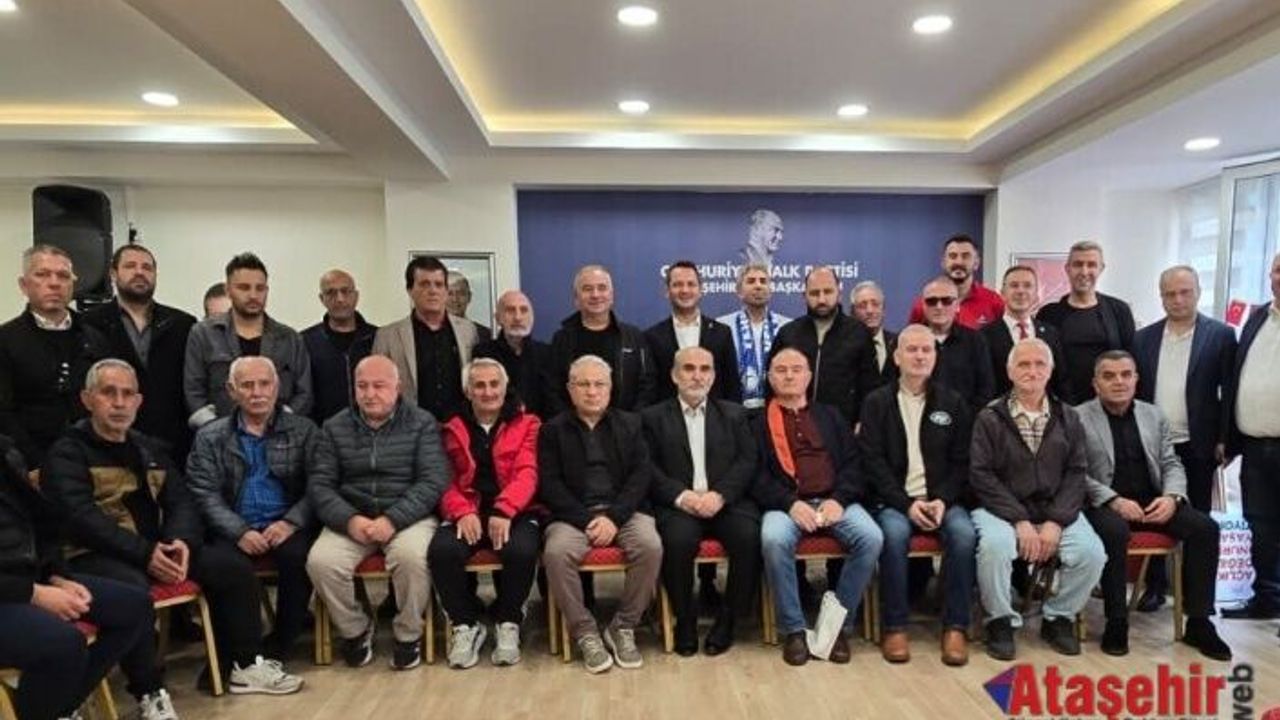 Ataşehir Amatör Spor Kulüpleri Birliği’nden CHP Ataşehir İlçe Başkanlığına Ziyaret