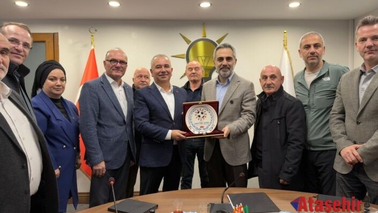 Ataşehir Amatör Spor Kulüpleri Birliği’nden Ak Parti Ataşehir​​​​​​​ İlçe Başkanlığına Ziyaret
