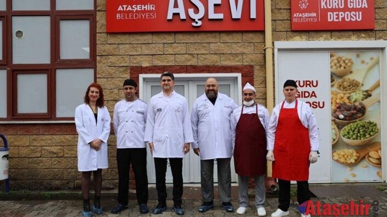 Başkan Adıgüzel ve Somer Sivrioğlu Ataşehir Aşevi’nde İncelemelerde Bulundu