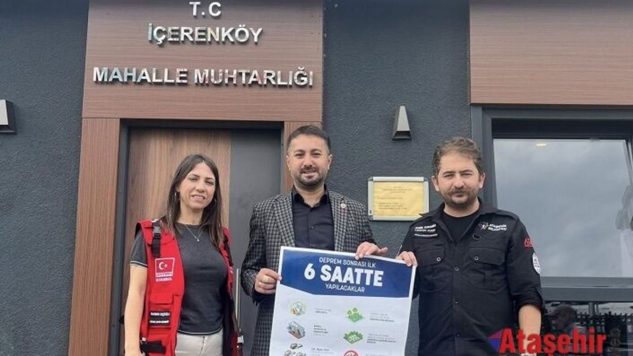 İçerenköy’de Afet Bilinci Seferberliği: Gönüllülerle El Ele