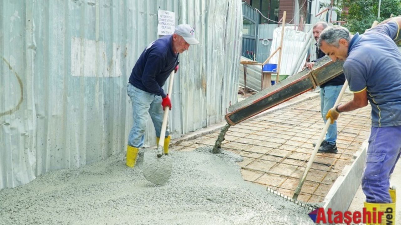 Kadıköy’de Yayalara Öncelik: Beton Kaplama Uygulaması Başladı
