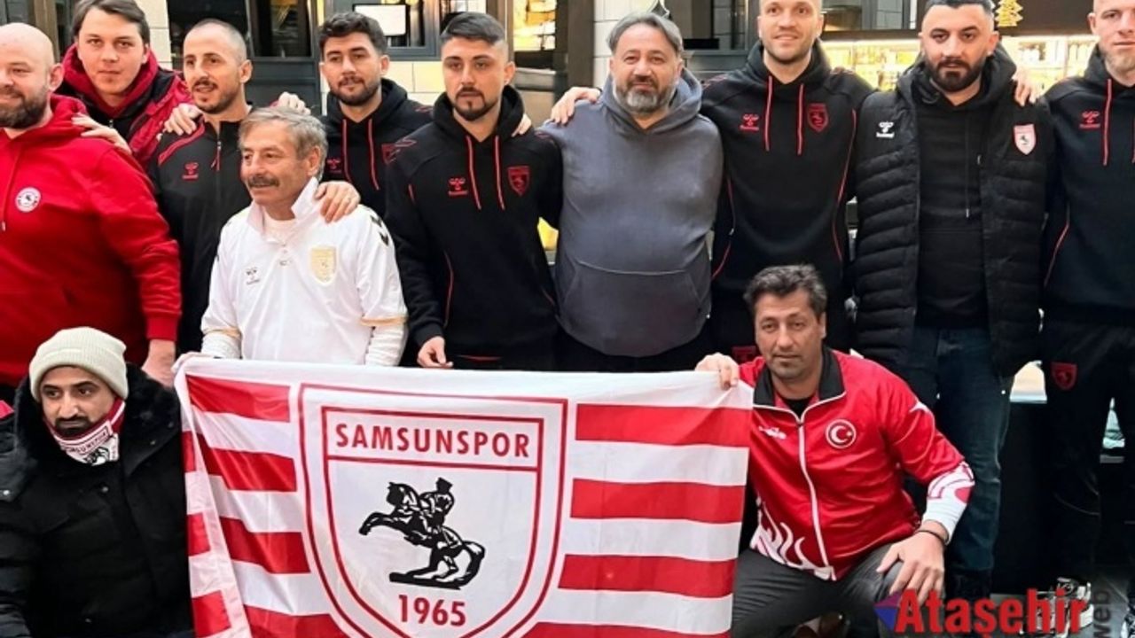 Samsunspor taraftarları İzlanda’da futbolcularla buluşarak büyük coşku yaşadı.
