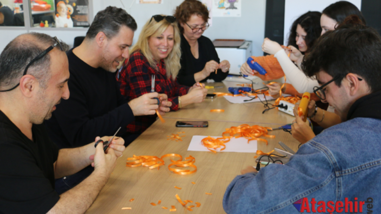 Turuncu Kurdele” atölyesiyle lösemili çocuklara umut ve moral verdi.