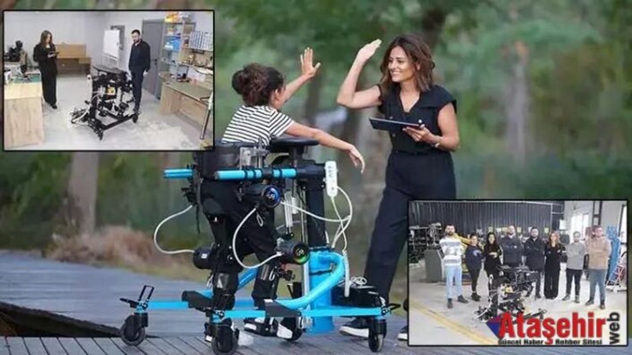 Samsun’da Yerli ve Milli “Mobil Yürüme Robotu” Çocuklara Umut Oluyor