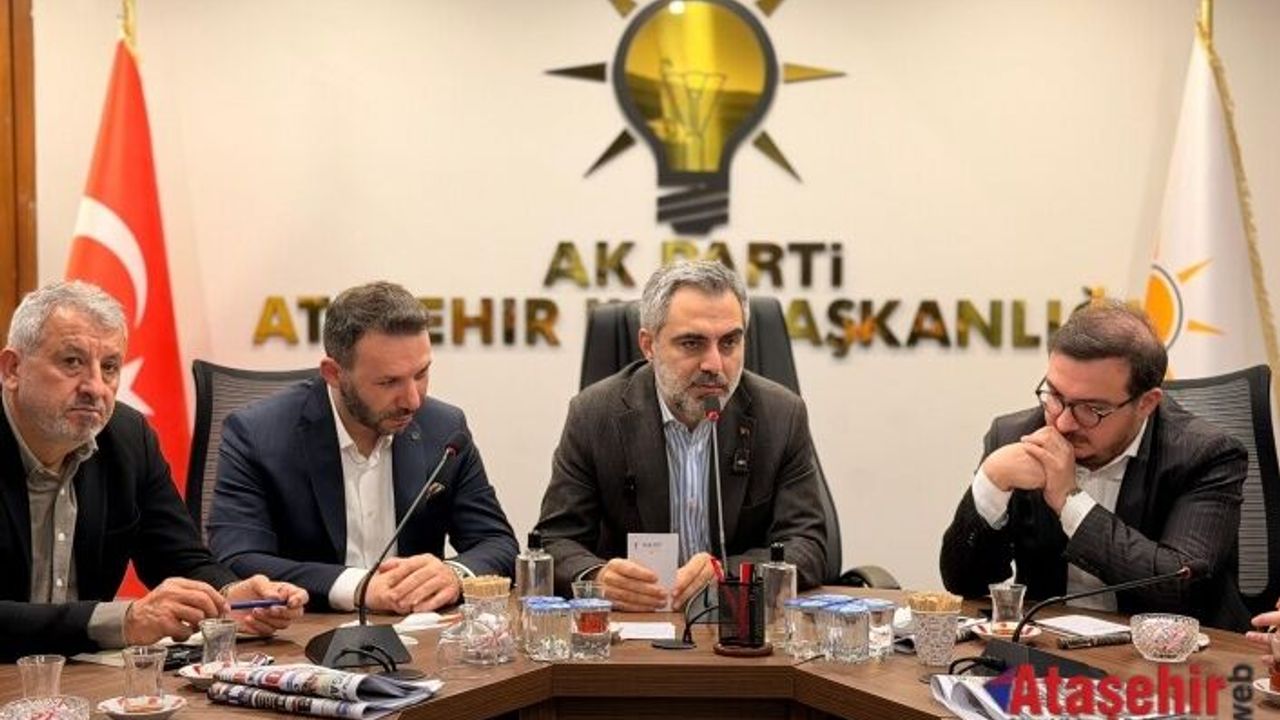 AK Parti Ataşehir İlçe Başkanı Burak Çiftçi Basınla Buluştu