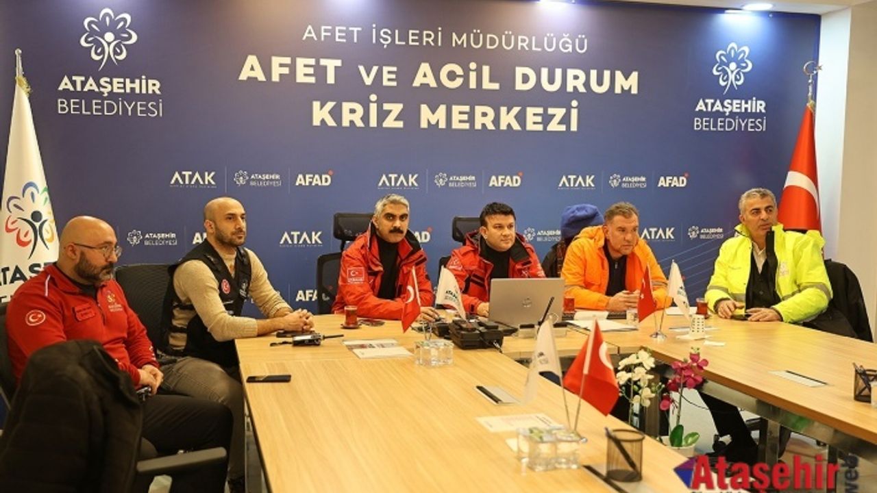 ATAŞEHİR’İN BEYAZ TİMİ GÖREV BAŞINDA