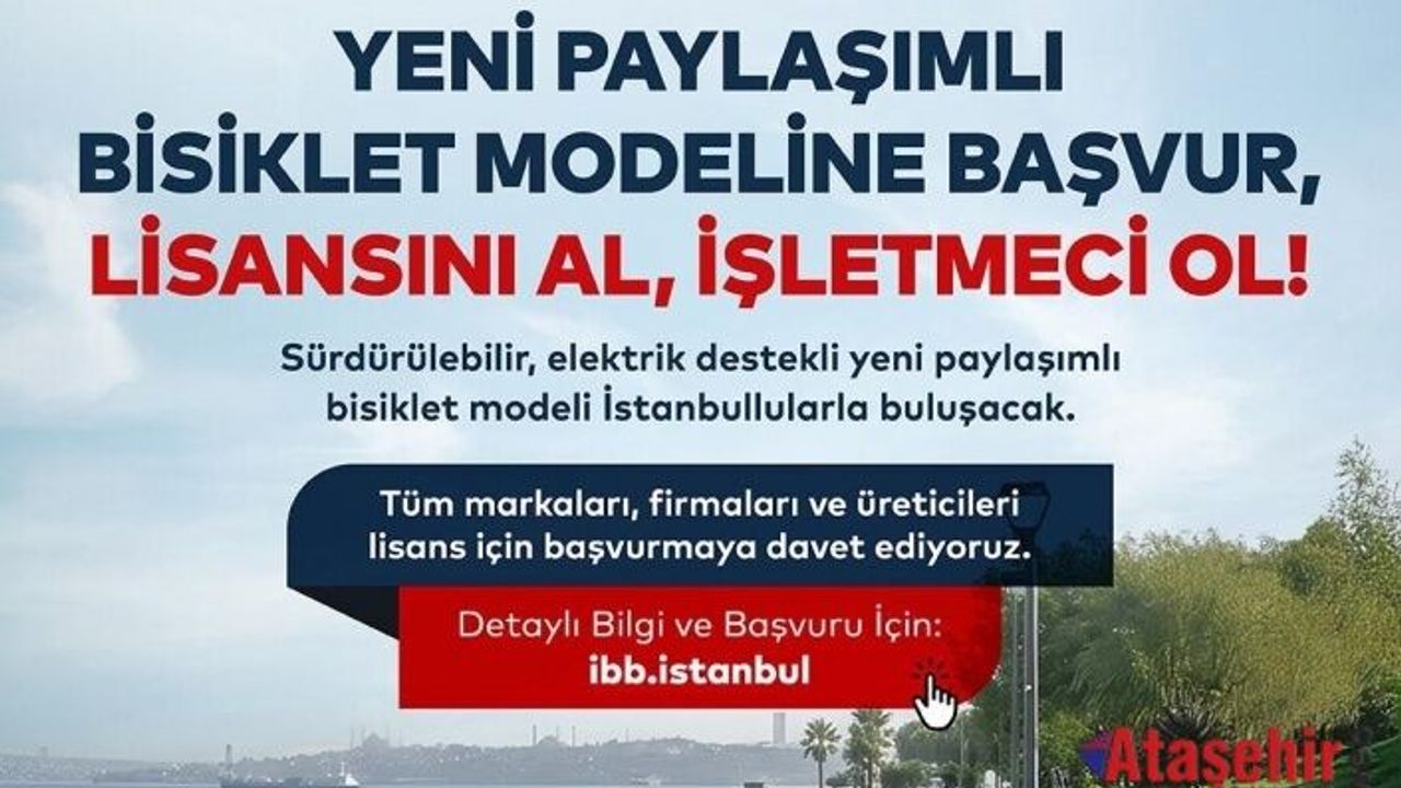 İstanbul’da Elektrikli Paylaşımlı Bisiklet Dönemi Başlıyor