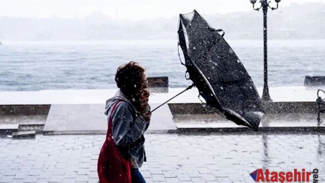 İstanbul’da Kuvvetli Rüzgâr ve Yağış Uyarısı