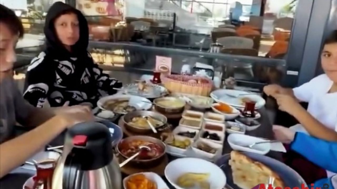 Trabzon’da Miniklerden Kahvaltı, Esnaftan Büyük Jest