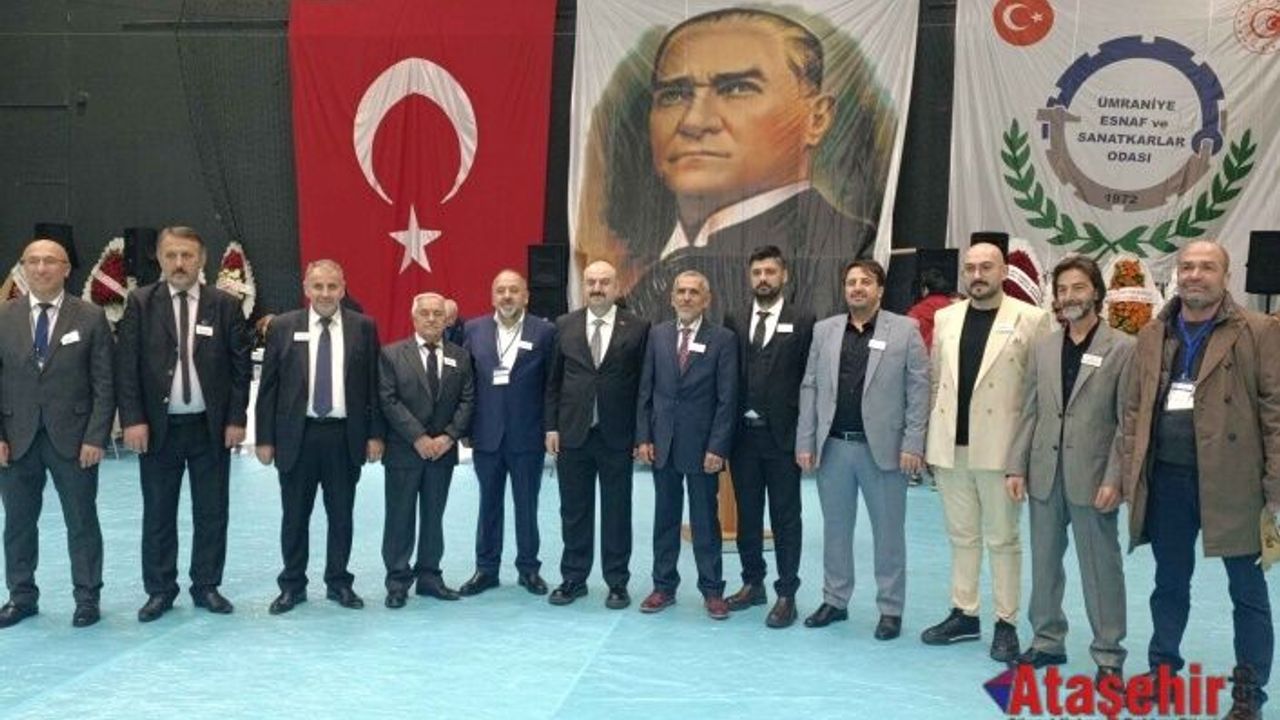 Ümraniye Esnaf Sanatkârlar Odası 16. Seçimli Genel Kurulunda Mehmet Özdil ile Yola Devam Kararı