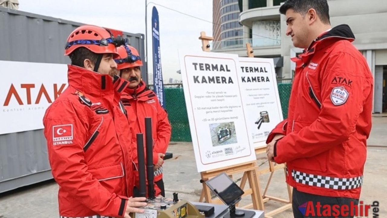 Ataşehir Afetlere Karşı Son Teknoloji ile Hazırlanıyor