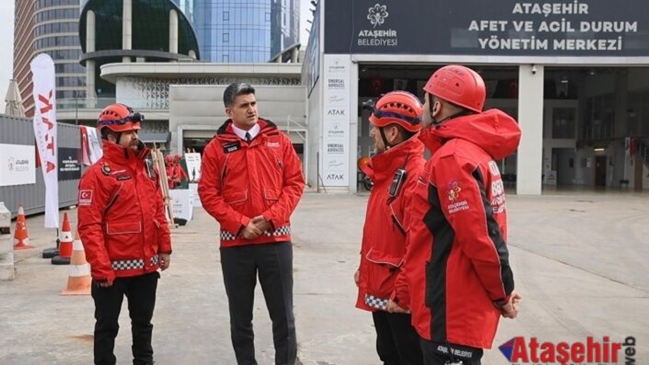Ataşehir’de Afet Hazırlığı Hız Kesmiyor