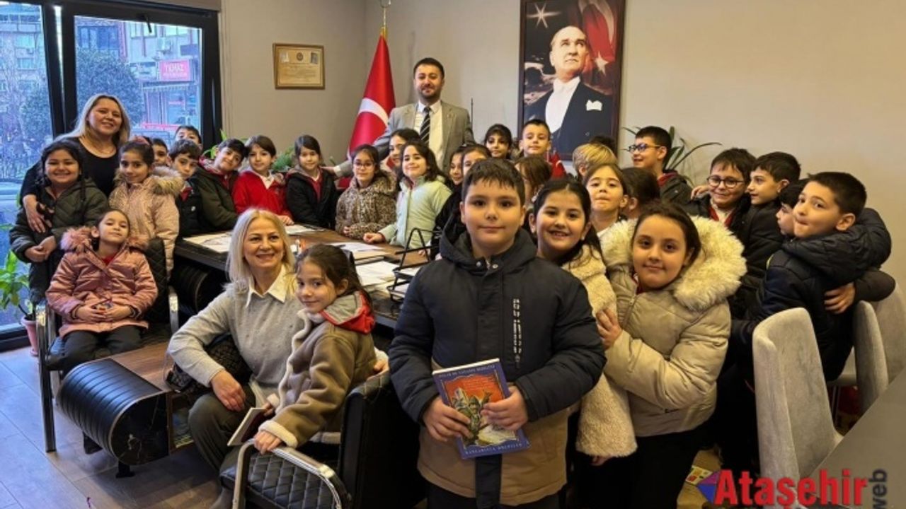 İçerenköy Muhtarlığına Hasanleyli İlkokulu’ndan Anlamlı Ziyaret