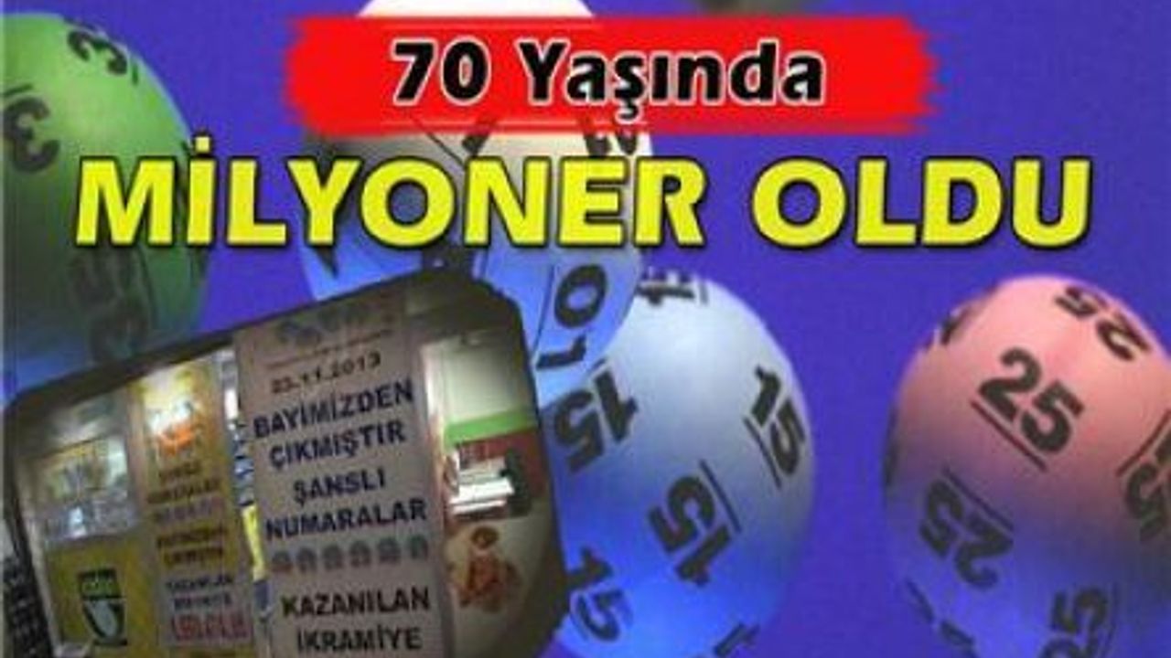 70 Yaşında Loto Oynadı 1,5 Milyon Liranın Sahibi Oldu