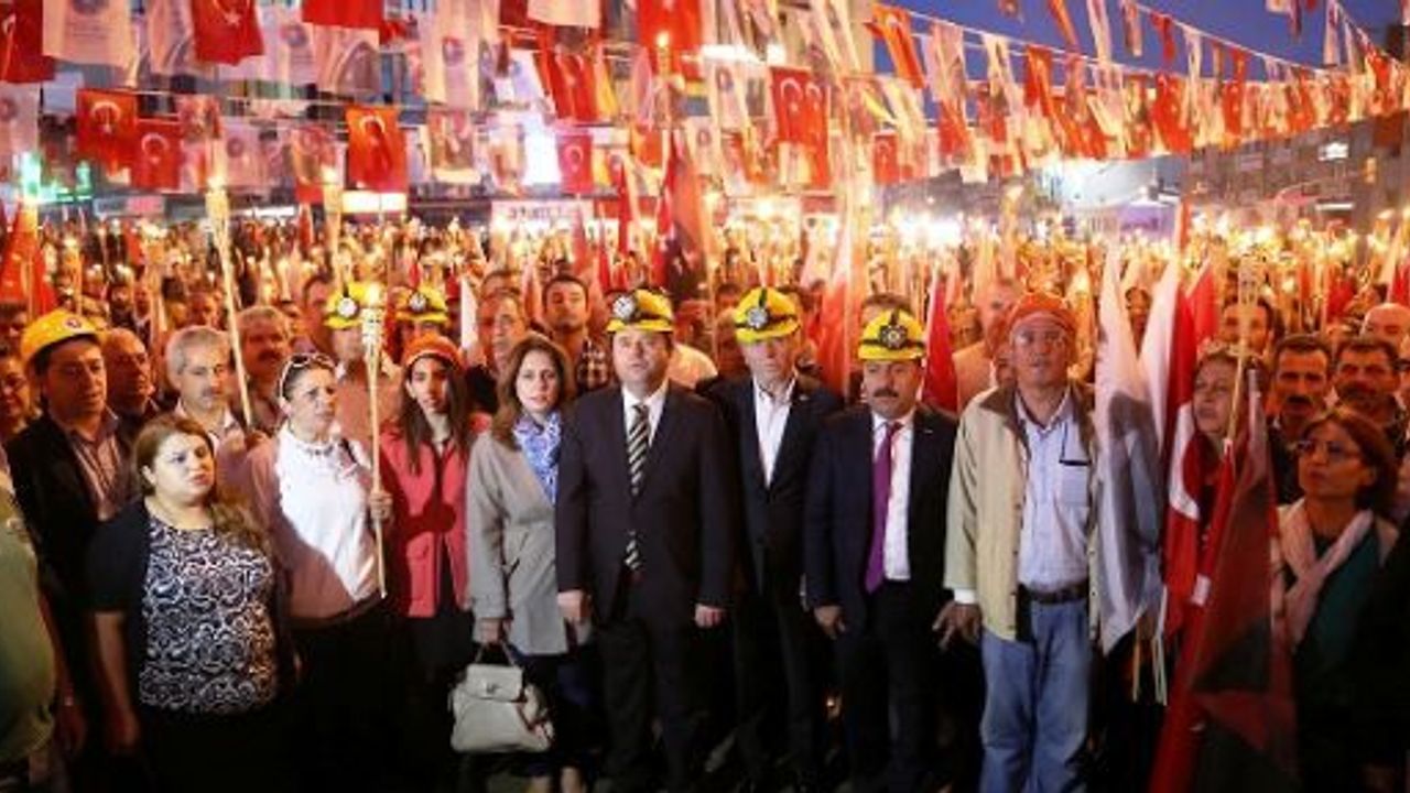 Başkan Kılıç 19 Mayıs'a ve Soma Emekçilerine Sahip Çıktı