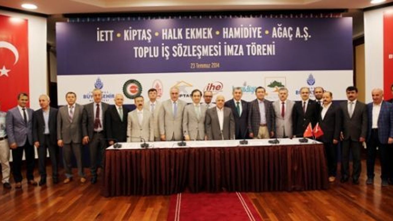 İBB’de 7 bin 200 çalışanı ile  toplu sözleşme imzalandı