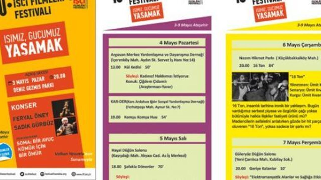 İşçi Filmleri Festivali İş Cinayetlerini Görüyor, Gösteriyor!