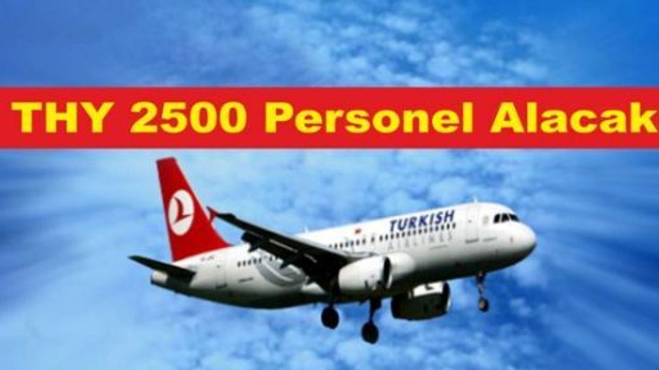 THY 2 bin kabin ve kokpit personeli, 500 de pilot alacak
