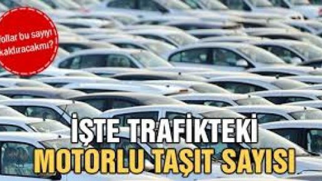 Trafiğe kayıtlı araç sayısı Haziran ayı sonu itibarıyla 18 352 136 oldu