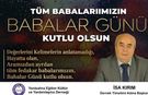 Başkan İsa Kırım’dan Anlamlı Babalar Günü Mesajı