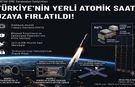 TÜRKİYE’NİN YERLİ ATOMİK SAAT FIRLATILDI!