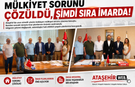 Mülkiyet Sorunu Çözüldü, Şimdi Sıra İmarda!