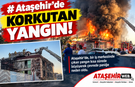 Ataşehir’de Korkutan Yangın!