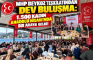 MHP Beykoz’dan 1.500 kadını buluşturan kahvaltı programı