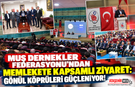 Muş Dernekler Federasyonu’ndan Memlekete Kapsamlı Ziyaret: Gönül Köprüleri Güçleniyor!