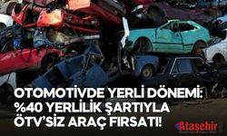 ÖTV’siz Araç Düzenlemesi Yolda