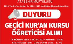 Geçici Kur’an Kursu Öğreticileri Alınacak